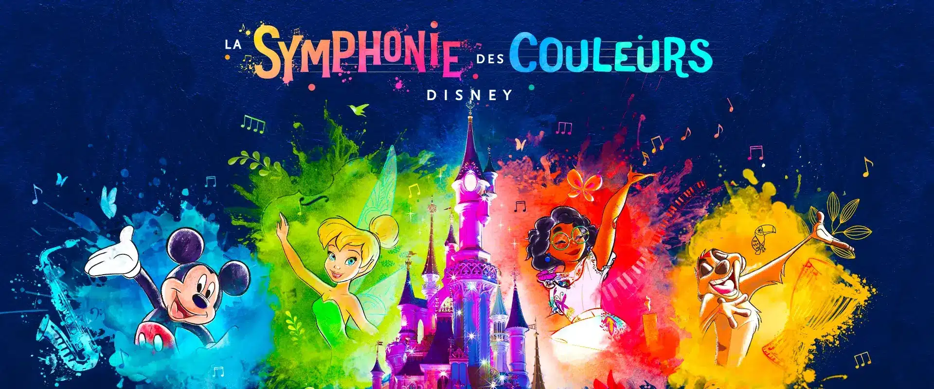 Symphony of Colours Disneyland Paris 2024 — spectacle nocturne et décors colorés